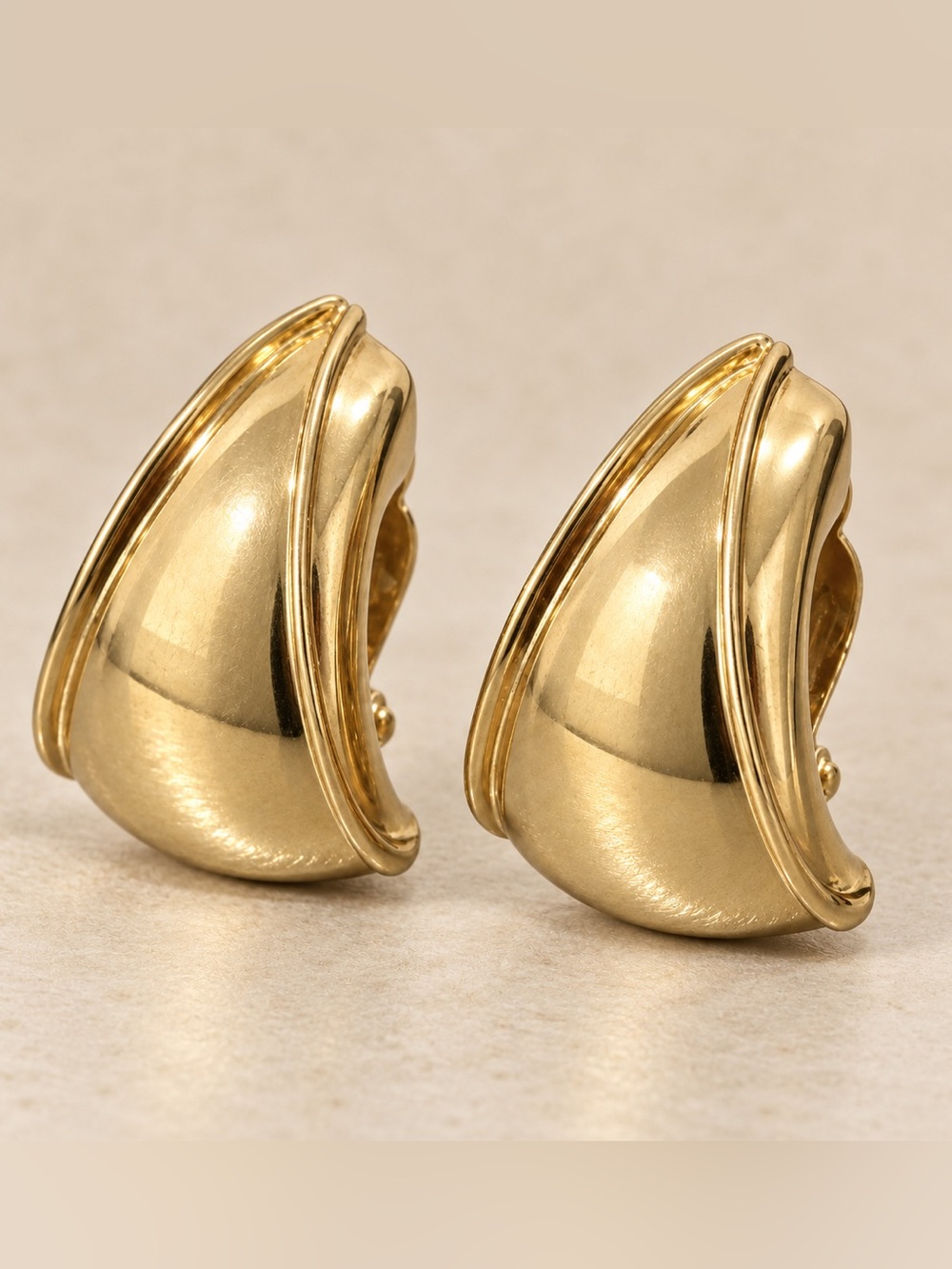 St. John Vintage Clip on Earrings